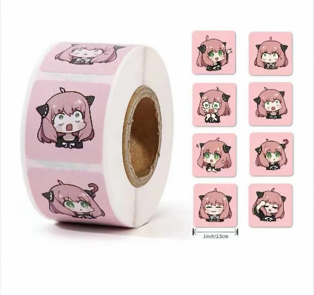 Premium Quality Anime Sticker Roll